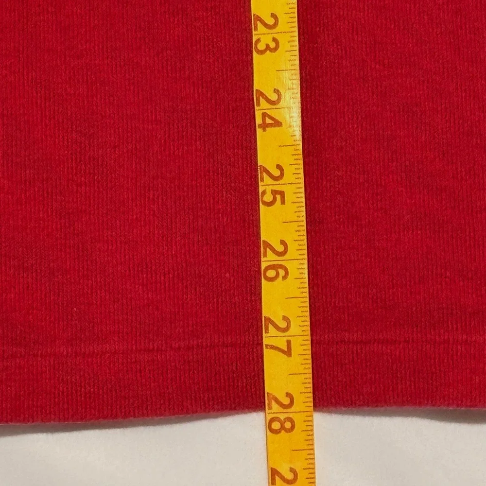 Polo Ralph Lauren Estate Rib Mens Large Red Quarter‎ Zip Pullover Sweater L